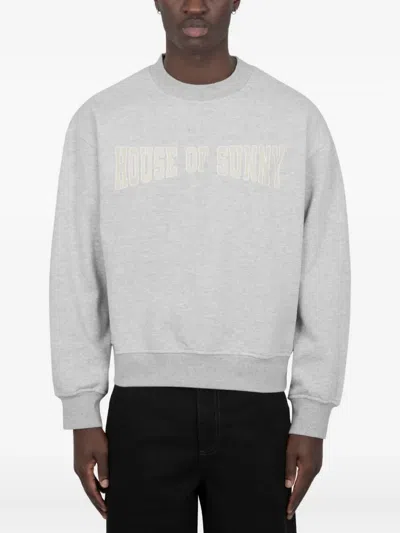 House Of Sunny Logo-print Sweatshirt In Gray