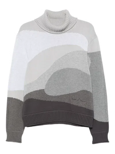 House Of Sunny Long-sleeve Turtleneck Sweater In Multi