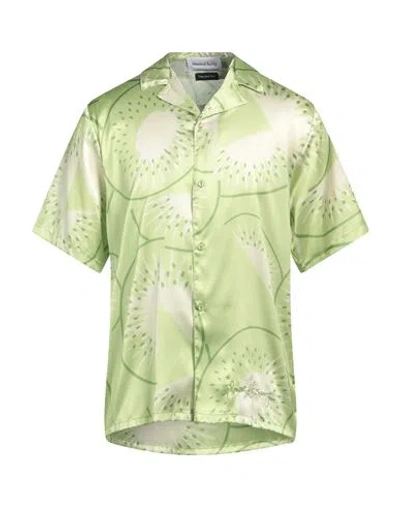 House Of Sunny Man Shirt Lime Green Size M Recycled Polyester