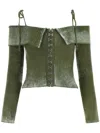 House Of Sunny Maglia-10 Nd  Female In Green