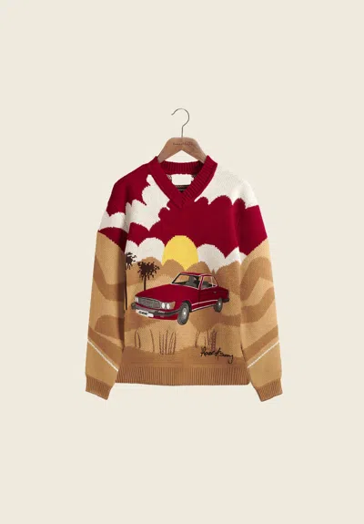 House Of Sunny On The Road Knit In Brown