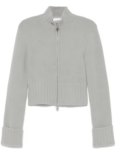 House Of Sunny Peggy Cardigan In Grey