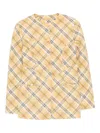House Of Sunny Plaid-pattern Blazer In Neutral