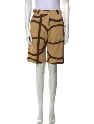 Pre-owned House Of Sunny Printed Knee-length Shorts In Multi