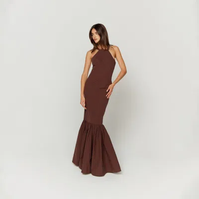 House Of Sunny Realm Dress In Burgundy