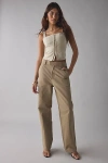 House Of Sunny Straight Fit Canvas Worker Pant In Clay, Women's At Urban Outfitters