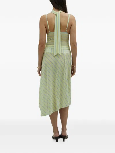 House Of Sunny Striped-pattern In Green