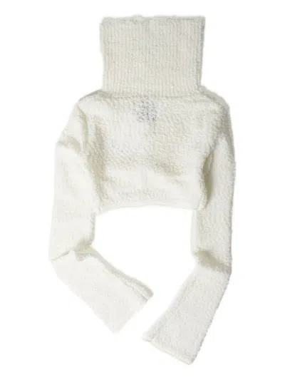 House Of Sunny Sun-embellishment Knit Cardigan In Neutral