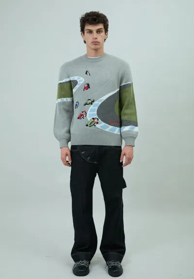 House Of Sunny Superbikes Knit In Green