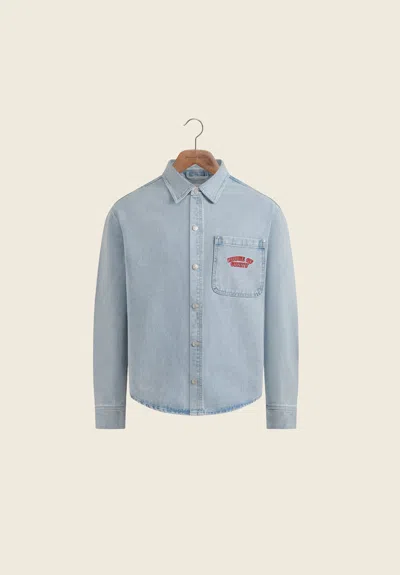 House Of Sunny Take A Trip Shirt In Blue
