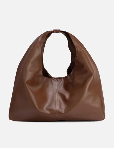 House Of Sunny The Big Sling Faux Leather Bag In Black