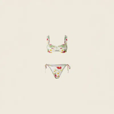 House Of Sunny The Cosmos Bikini In Animal Print