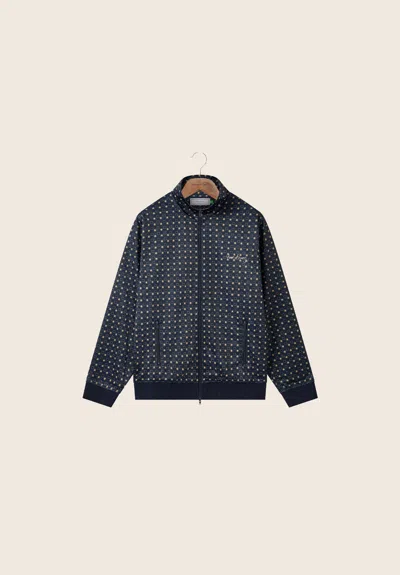 The Retro Track Jacket In Blue from House of Sunny
