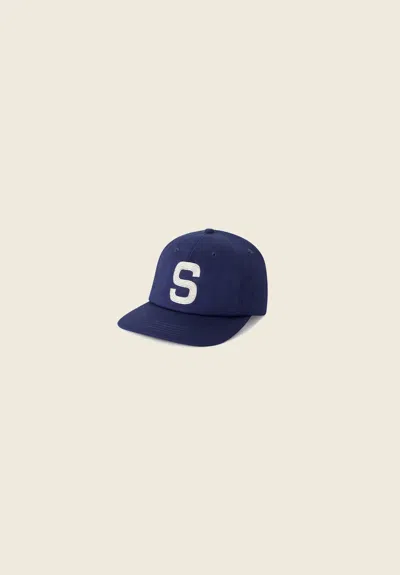 House Of Sunny Varsity Stamp Cap In Blue