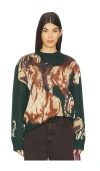 House Of Sunny Wild Horses Sweater In Green