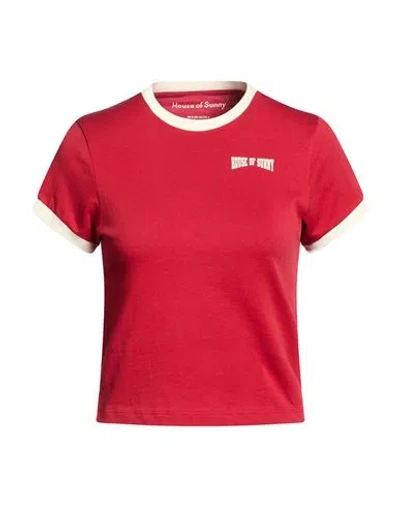 House Of Sunny Woman T-shirt Red Size 14 Organic Cotton