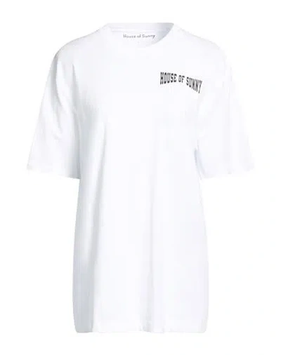 House Of Sunny Woman T-shirt White Size Xl Organic Cotton