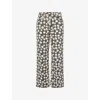 House Of Sunny Womens Multi Daisy Jessie Straight-leg High-rise Jeans In Multi