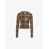 House Of Sunny Womens  Lobby Lounge Striped Knitted Hoody In Multi