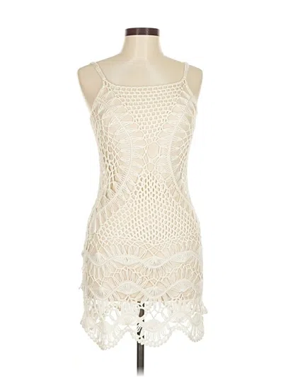 Pre-owned House Of Three Cocktail Dress In White