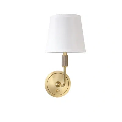 House Of Troy Killington 1 Light Wall Lamp By  In Brushed Brass