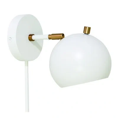 House Of Troy Orwell 1 Light Wall Lamp By  In White