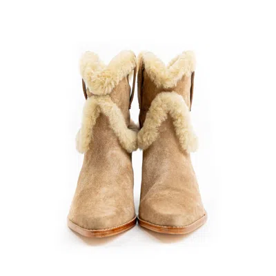 House Of Zalo Rodeo Boot In Tan In Multi
