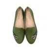 House Of Zalo Women's Caiman Slipper In Olive In Multi
