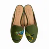 House Of Zalo Women's Iguana Mule In Olive In Multi
