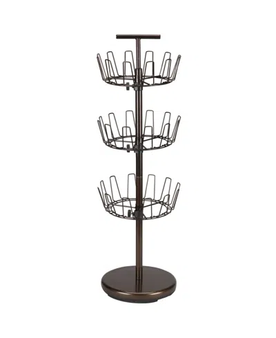 Household Essentials 3 Tier Shoe Tree In Bronze
