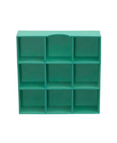 Household Essentials 9-compartment Drawer Organizers Pack Of 2 In Green