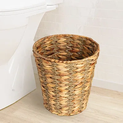 Household Essentials Bimal Rope Gallon Waste Basket In Brown