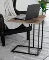 Household Essentials C Table With Fold Out Sides In Ashwood