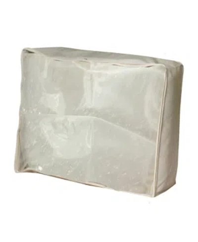 Household Essentials Canvas Blanket Storage Bag In Cream