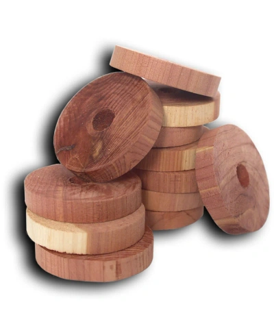 Household Essentials Cedar Rings 20 Piece Set In Natural