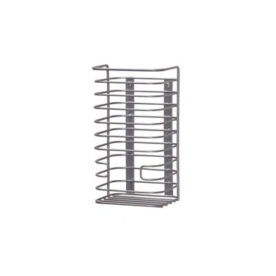 Household Essentials Chrome Cabinet Door Organizer In Silver Nickel