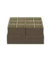 Household Essentials Drawer Organizers Starter In Latte