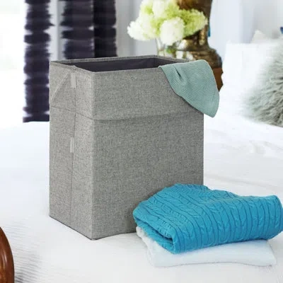 Household Essentials Fabric Box In Gray