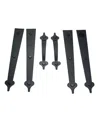 Household Essentials Garage Handle And Hinge Magnets Set Of 6 In Black