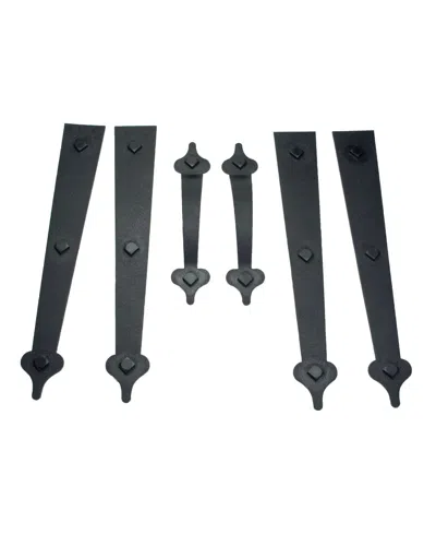 Household Essentials Garage Handle And Hinge Magnets Set Of 6 In Black