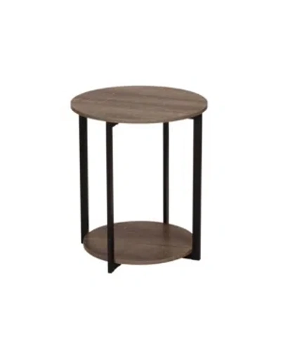 Household Essentials Household Essential Ashwood Low Side Table In Brown