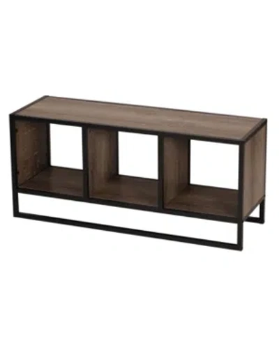 Household Essentials Household Essential Ashwood Open Cubby Coffee Table In Brown