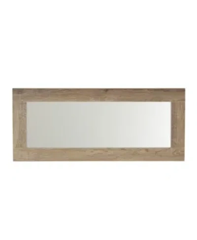 Household Essentials Household Essential Wall Mirror, Rectangular In Brown