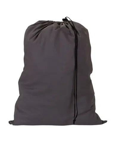 Household Essentials Laundry Bag, Cotton In Gray
