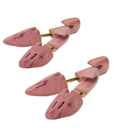 Household Essentials Men's Cedar Shoe Tree, 2 Pair In Natural