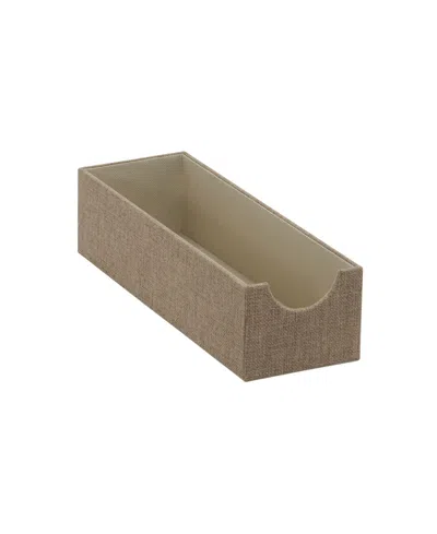 Household Essentials Narrow Accessory Organizer Tray In Beige