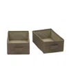 Household Essentials Cedar Rings 20 Piece Set In Latte Linen