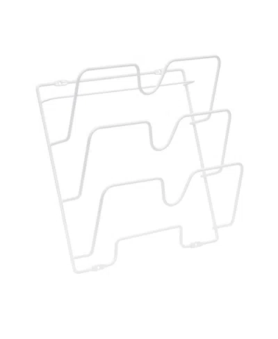 Household Essentials Over Size Lid Holder In White
