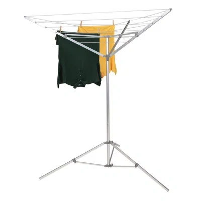 Household Essentials Portablealuminumindoor/outdoorumbrellaclothesline