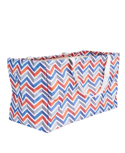 Household Essentials Rectangular Krush Container, Chevron In Multicolor